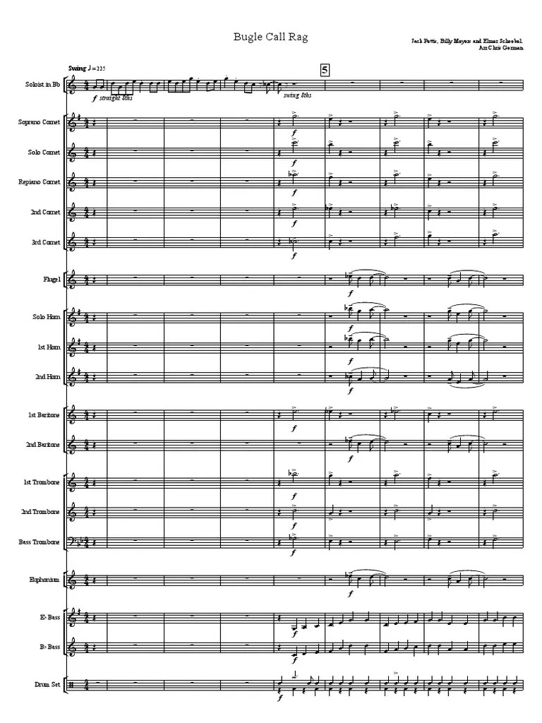 Bugle Call Rag Score and Parts PDF