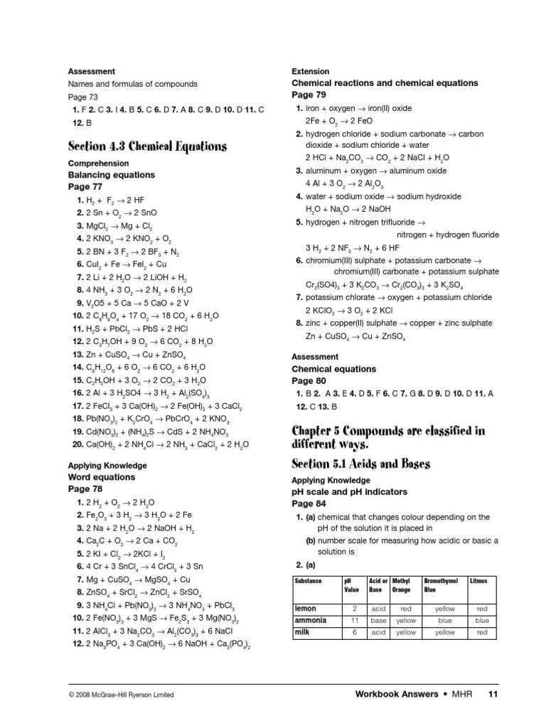 4.3 Worksheet Answers 2 | PDF