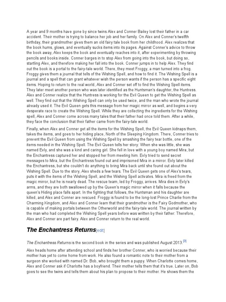 Land of Stories Book 16 Plot PDF Children's Literature Fantasy