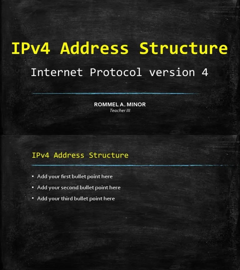 [1] IPv4 Address Structure PDF
