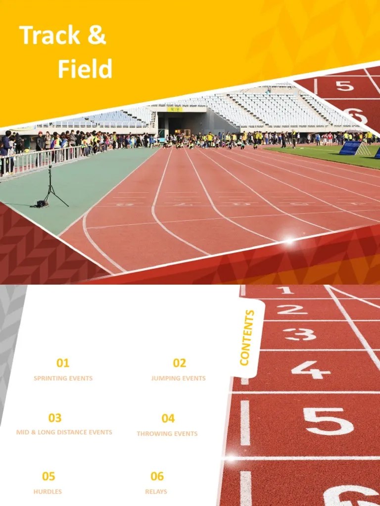 SlideMembers FreeDesignTemplateRunningtrack PS 3276 PDF Track And