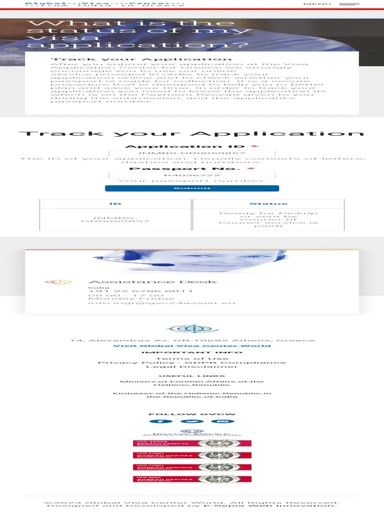 What Is The Status of My Visa Application Global Visa Center World