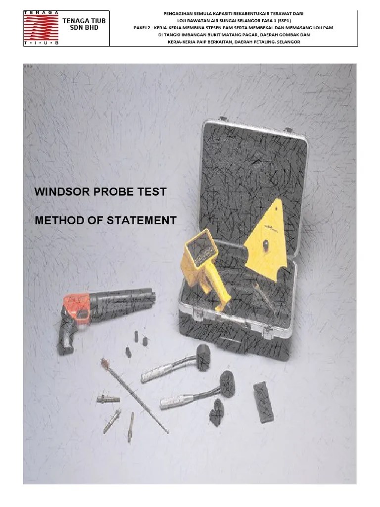 11 Windsor Probe Test PDF