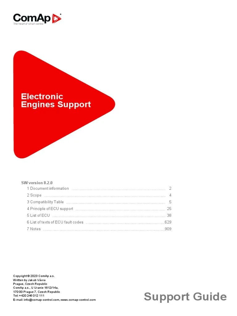 Electronic Control Units Support Guide 8.2.0 PDF Trips Agreement