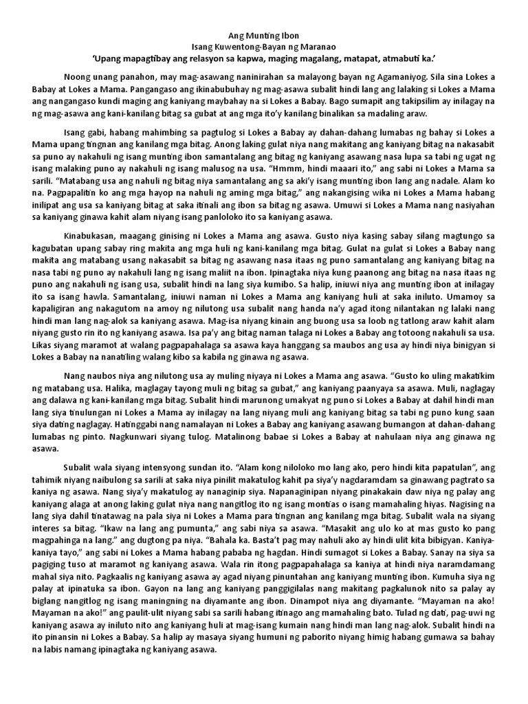 Ang Munting Ibon PDF