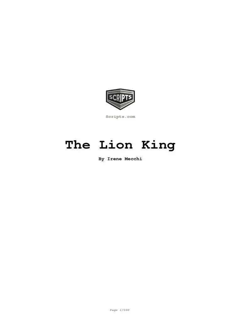 lion king | PDF