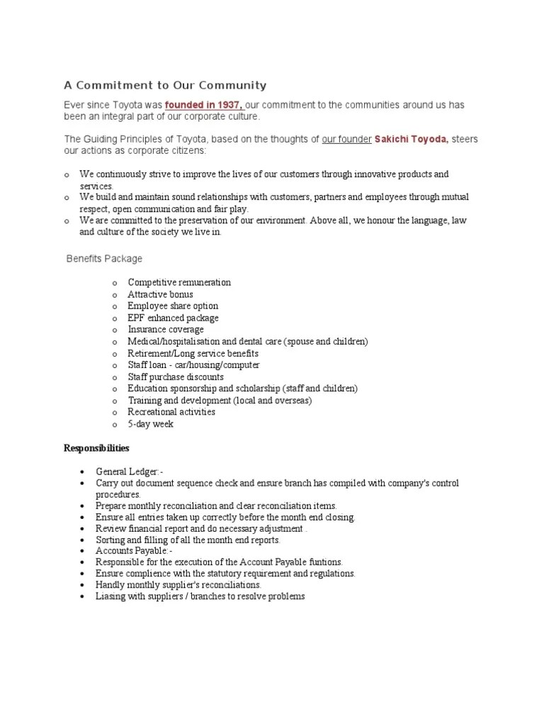 A Commitment to Our Community Corporate Social Responsibility