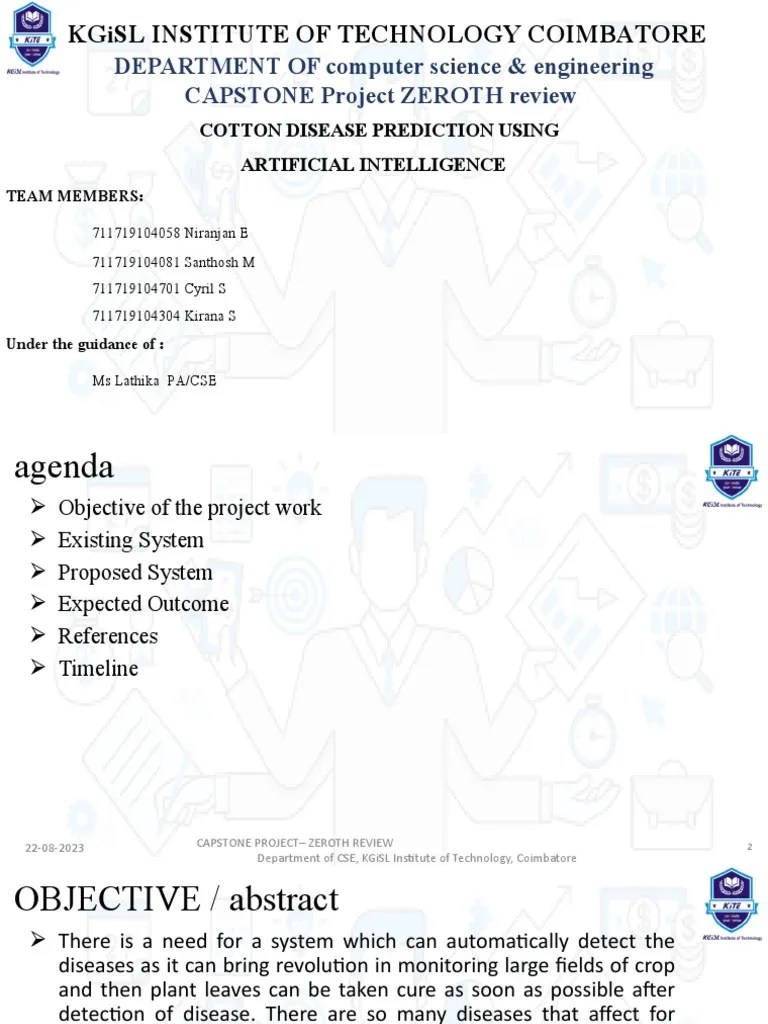 Zeroth Review PPT Sample Format 1 Download Free PDF Cognition