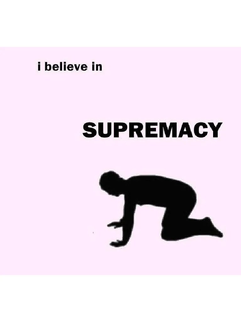 I belive in (whatever you want) supremacy template PDF