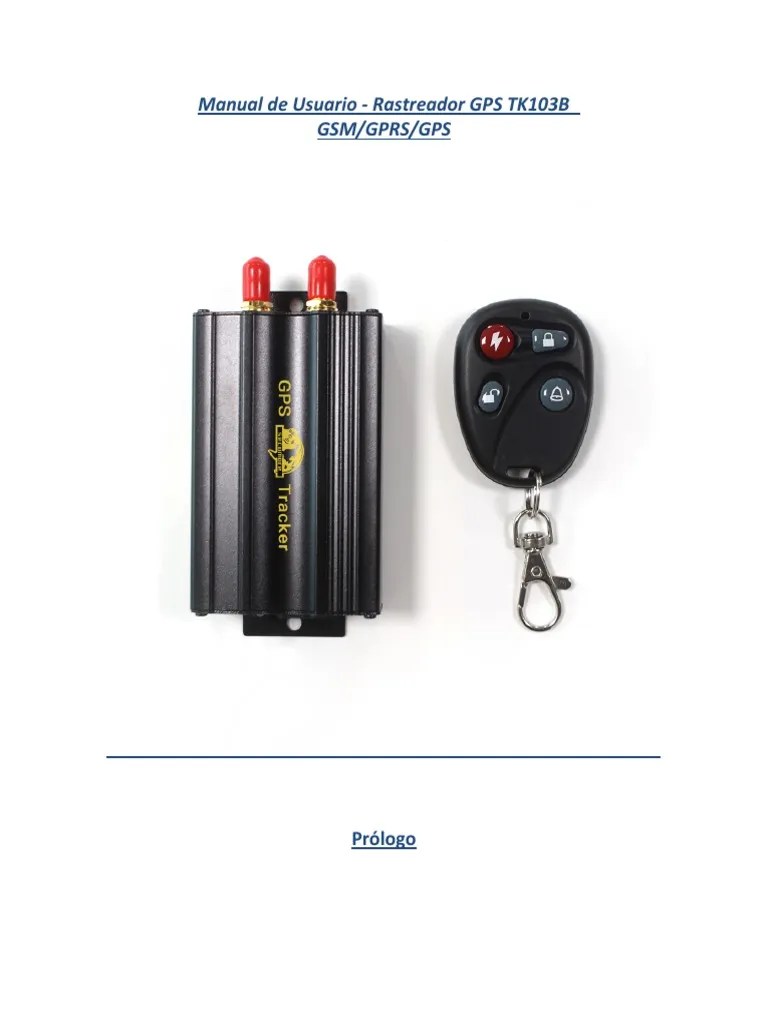 Tk103b Spanish Manual Gps1 PDF