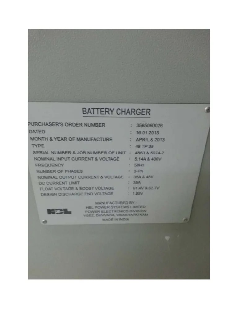 Batterycharger | PDF