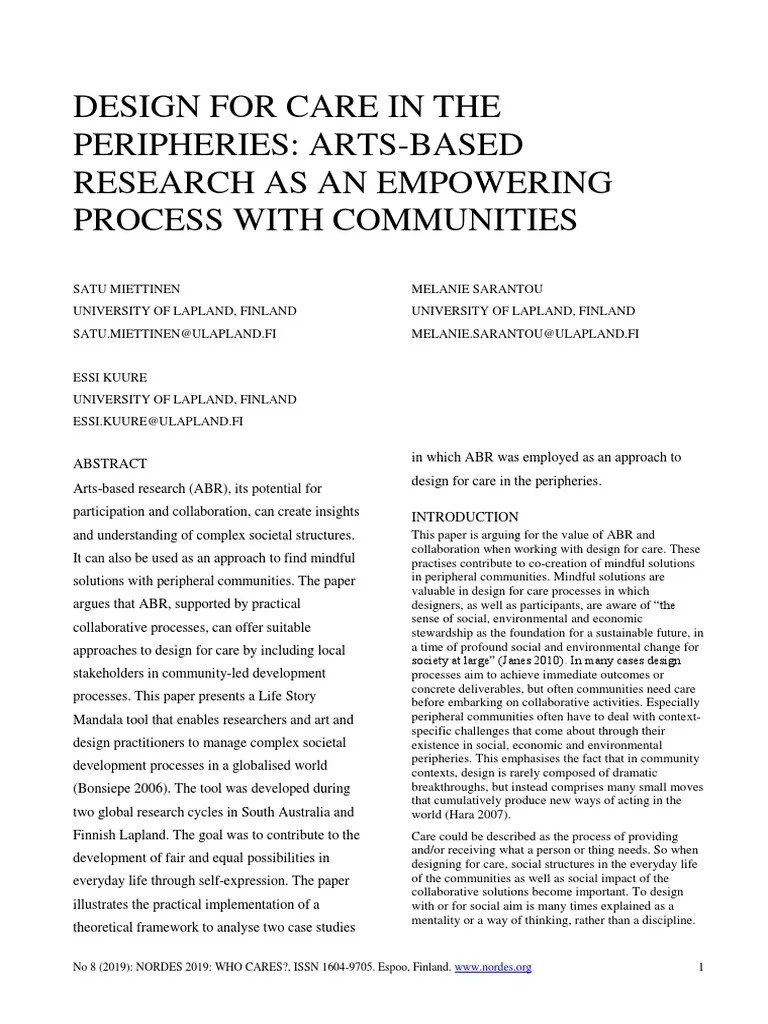 Art Based methodsSM PDF Empowerment Storytelling