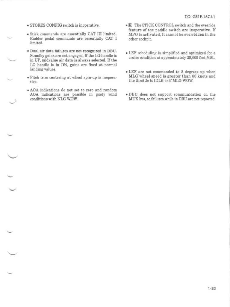 F 16C D Flight Manual - Compressed 101 150 | PDF