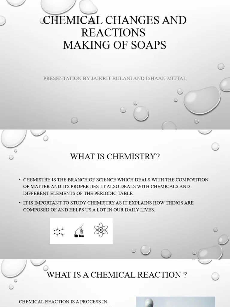 Chemistry of Soaps PDF Triglyceride Fatty Acid