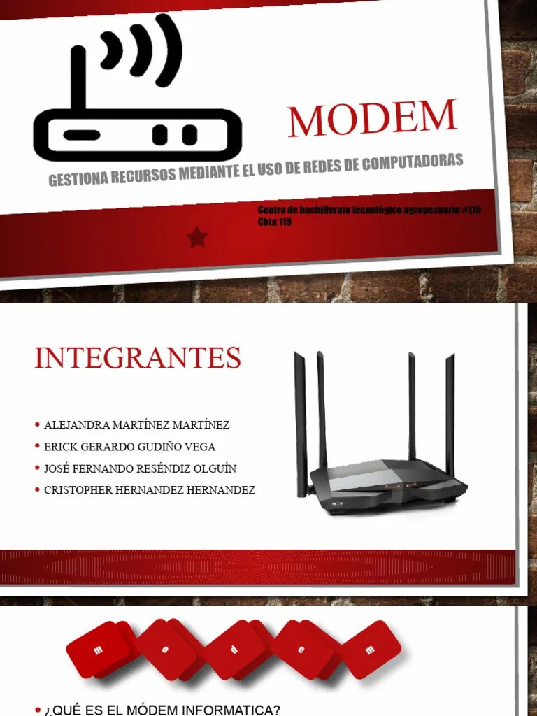 Modem PDF Módem Enrutador