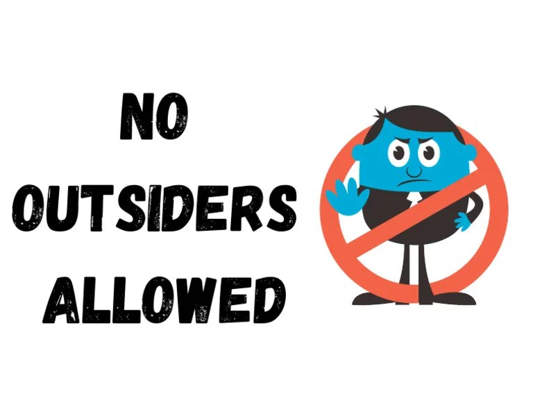 No Outsiders Allowed (Poster) PDF