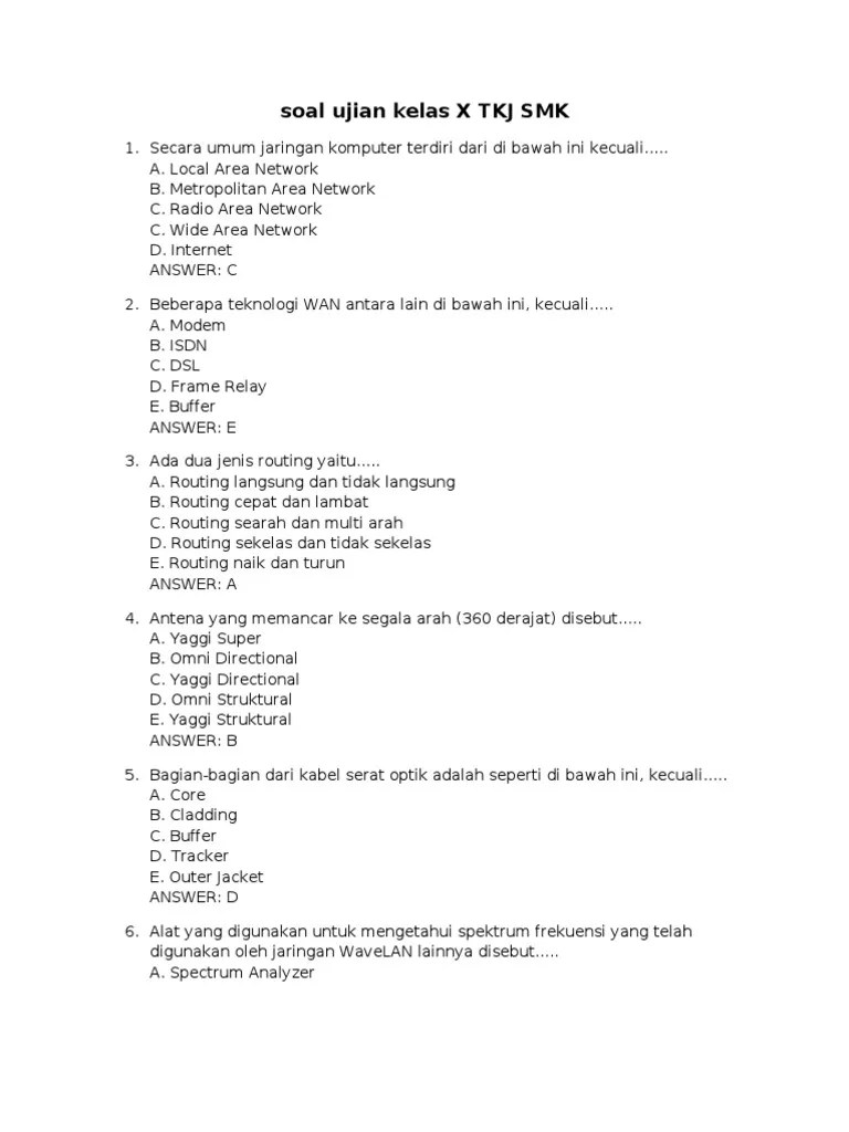 Secara Umum Jaringan Komputer Terdiri Dari Di Bawah Ini Kecuali – Belajar