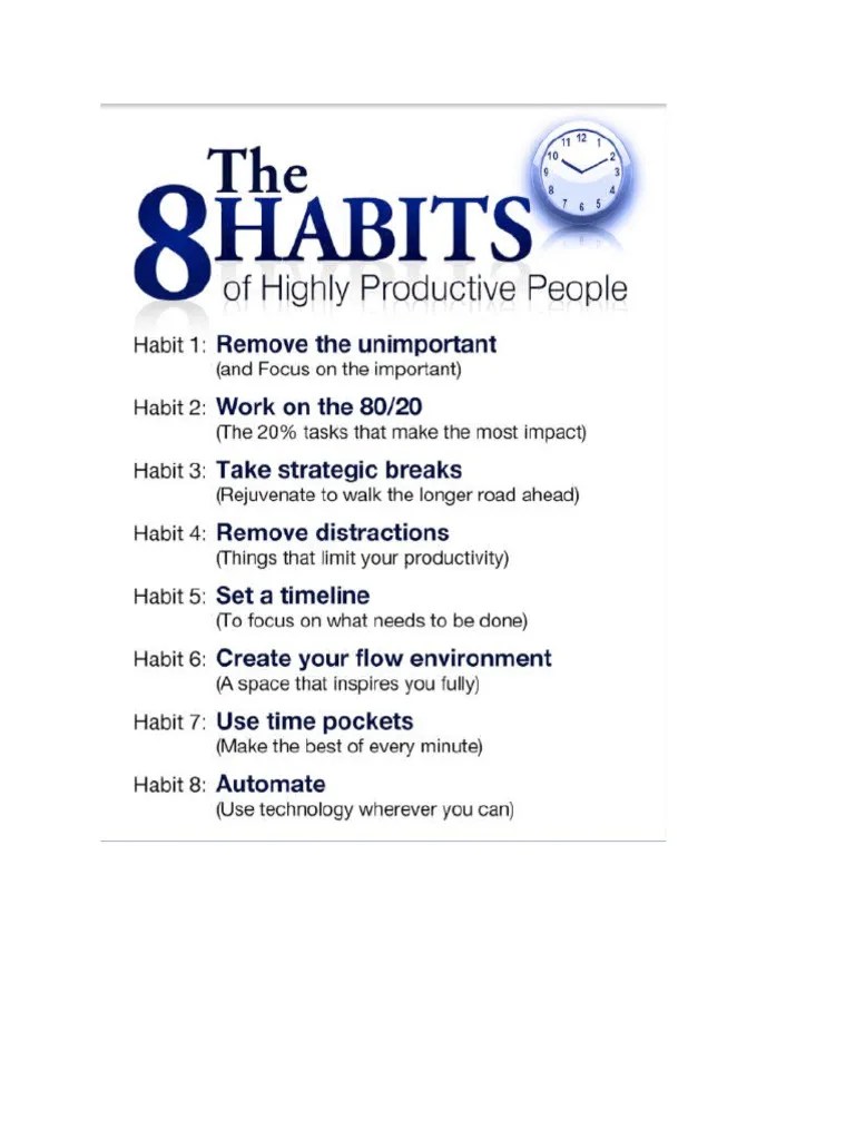 7 Good Habits PDF