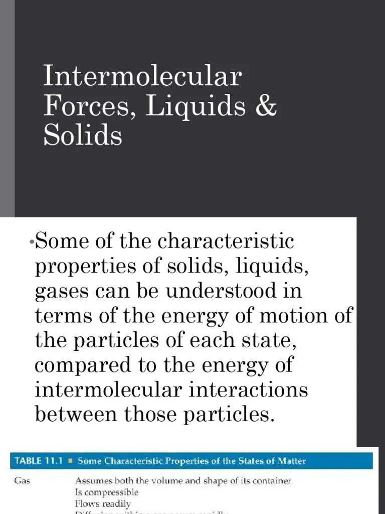 IMF Liquids Solids 2 PDF Surface Tension Liquids