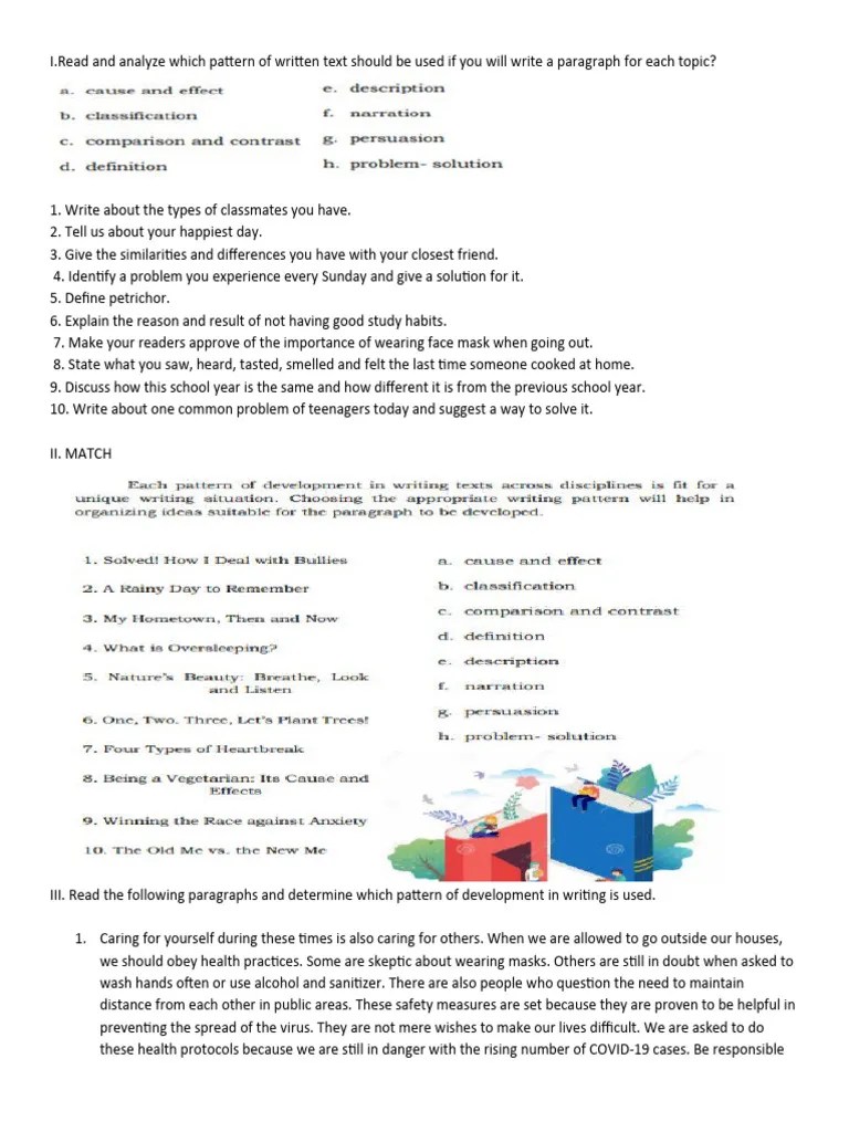 Reading and Writing Quiz 2 PDF