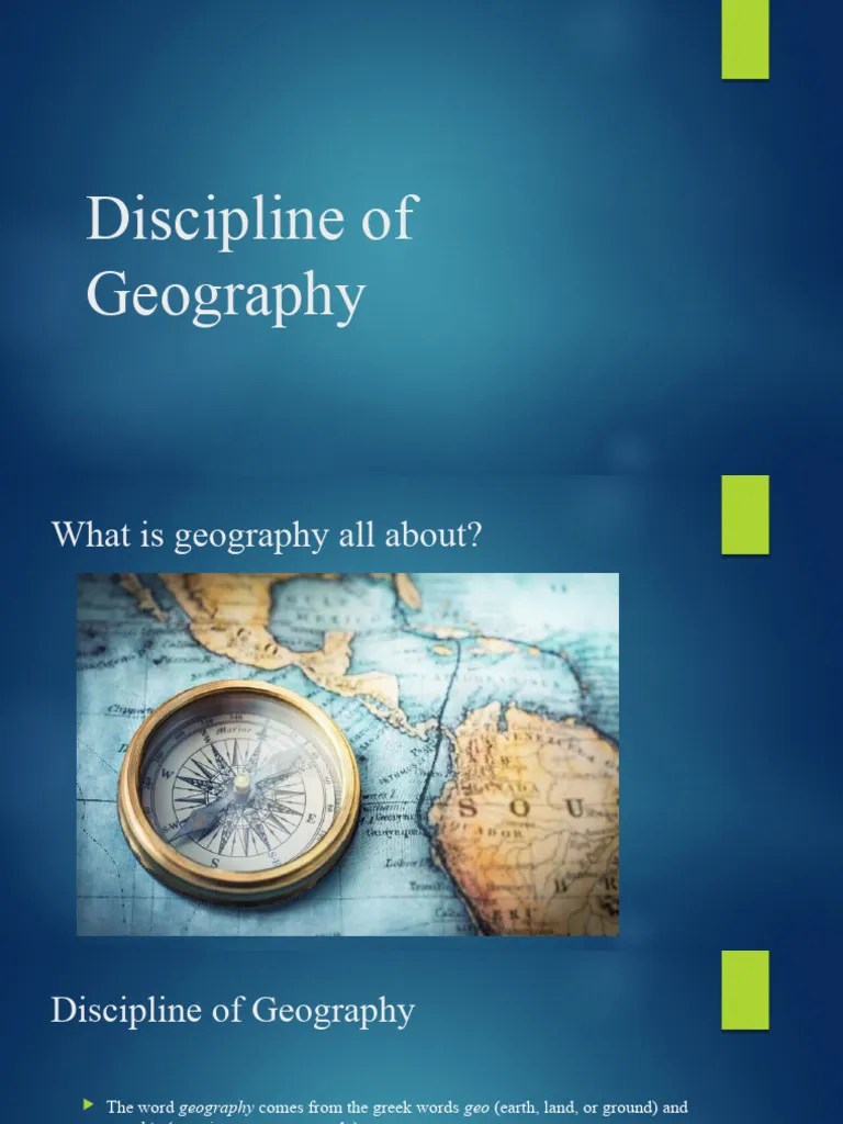Discipline of Geography PDF