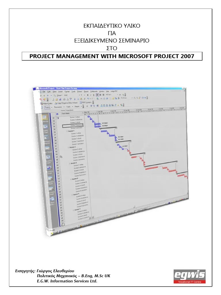 Microsoft Project Documentation PDF