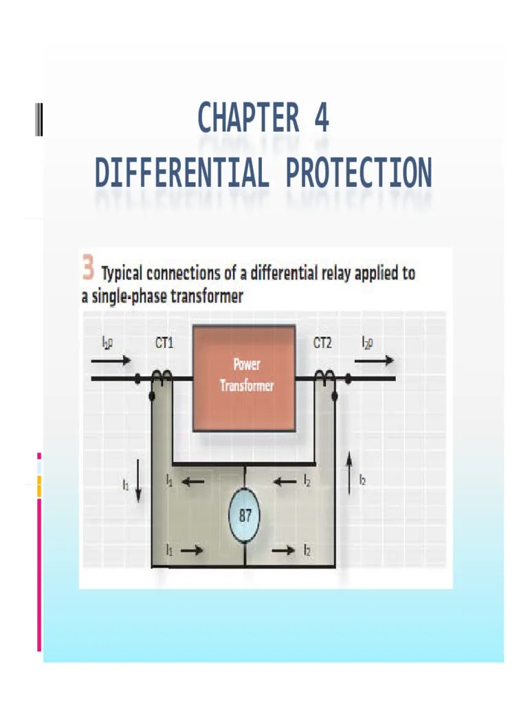CH 4 Differential Protection PDF