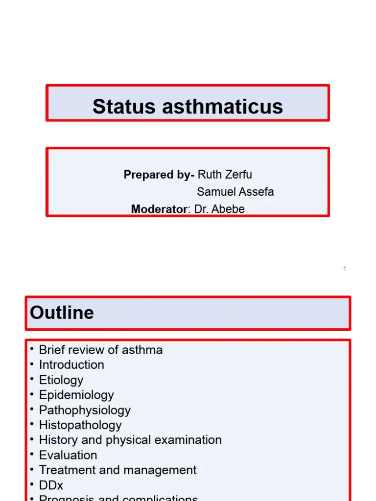Status Asthmaticus PDF