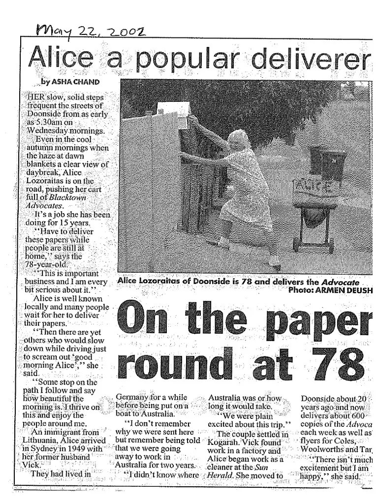 Alice On paper run PDF