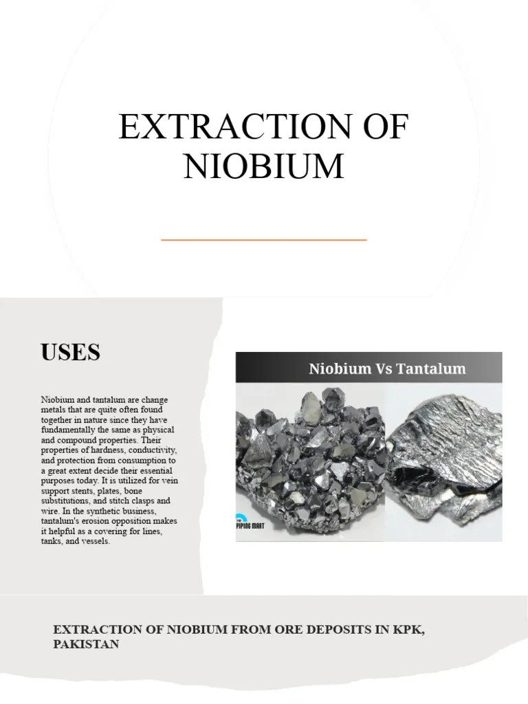 Extraction of Niobium and Tantalum PDF