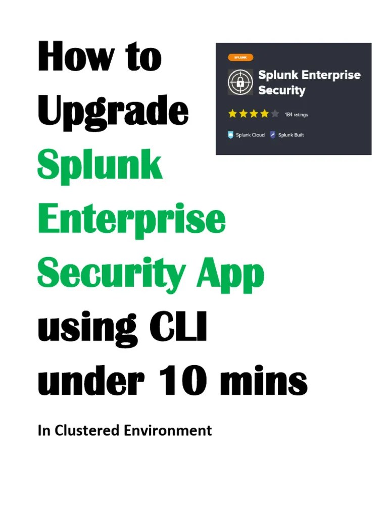 How_to_Upgrade_Splunk_Enterprise_Security_App_in_Clustered_Environment PDF