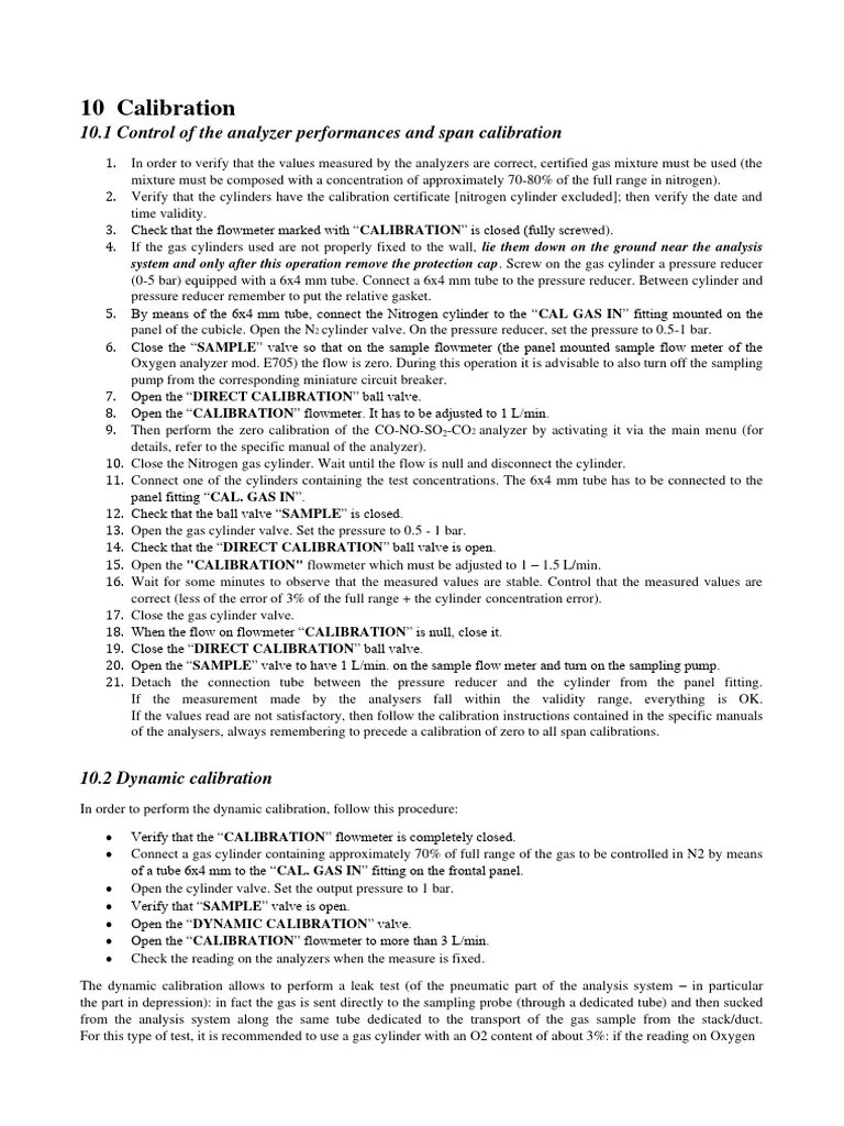 Calibration Procedure PDF