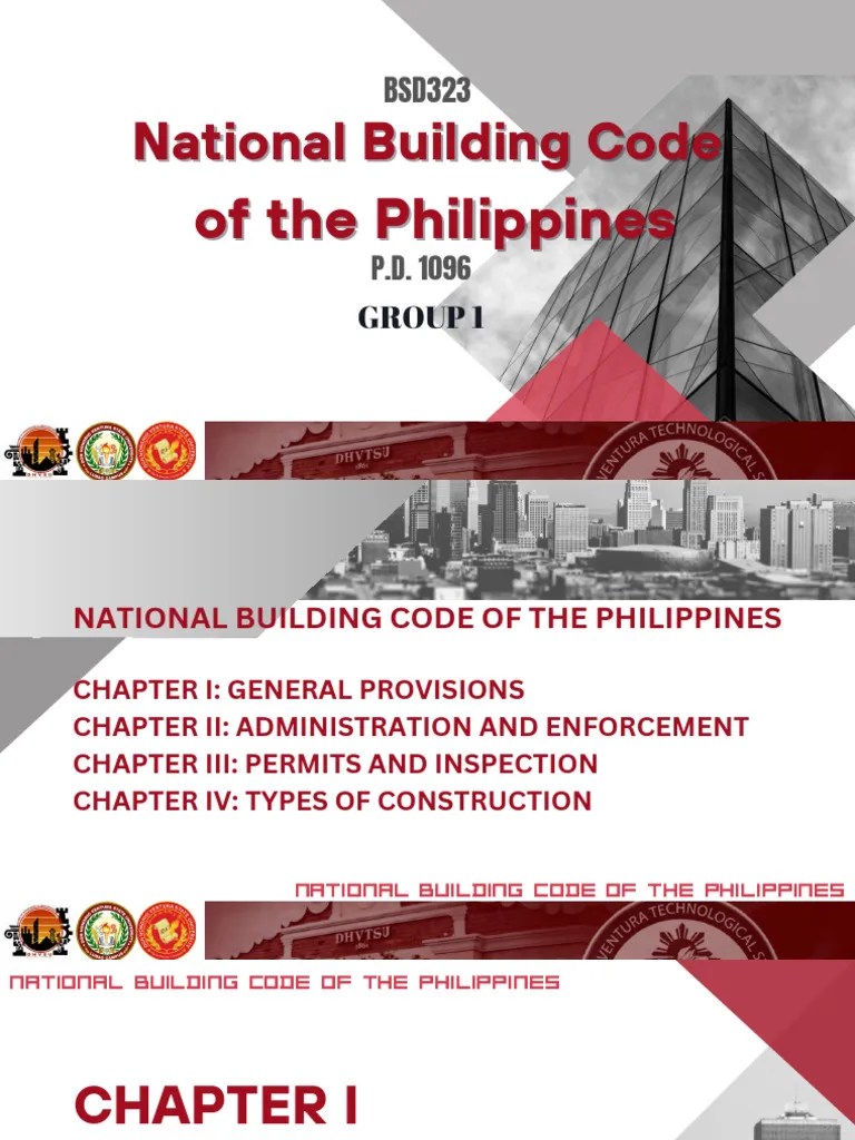 National Building Code of The Philippines PD 1096 Group 1 PDF