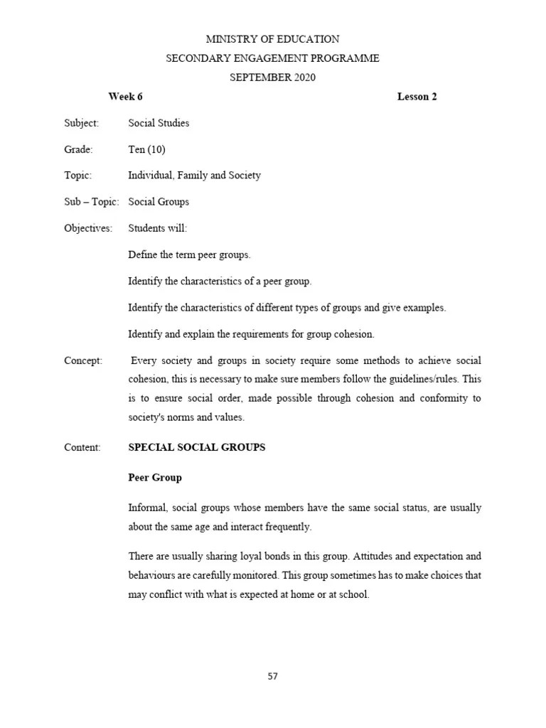 Grade 10 Social Studies Week 6 Lesson 2 PDF