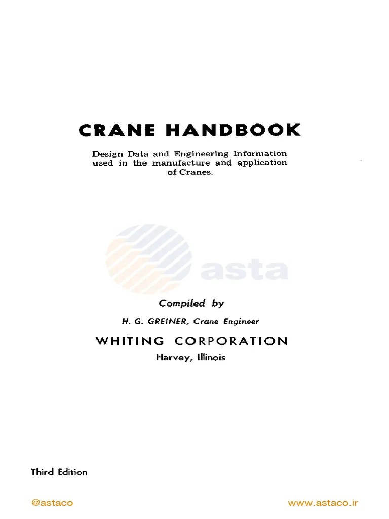 Crane Handbook PDF