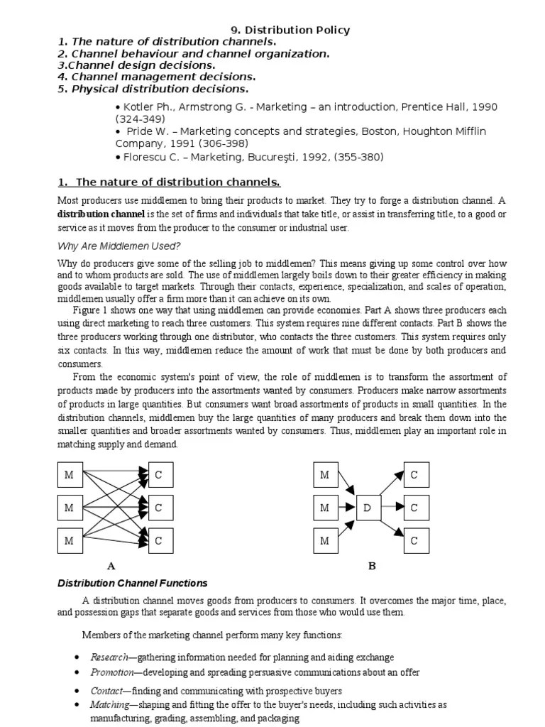 Distribution | PDF | Warehouse | Distribution (Business)