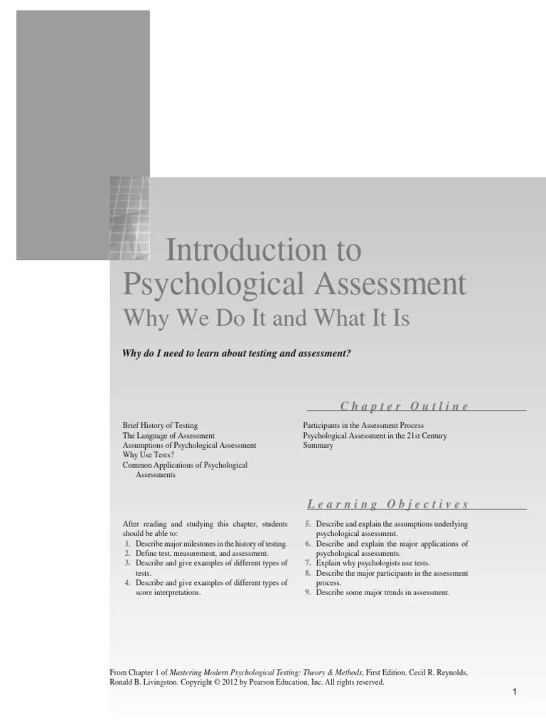 Mastering Modern Psychological Testing Theory Methods PDF