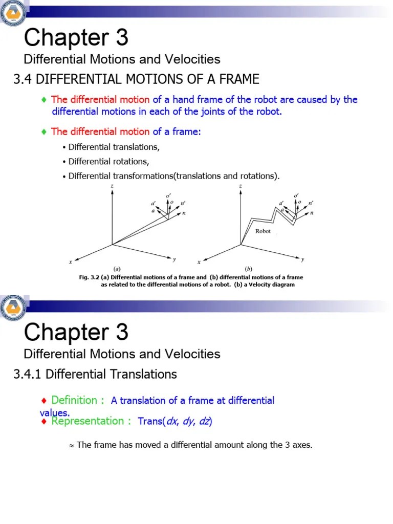 Differential Motions 2 PDF