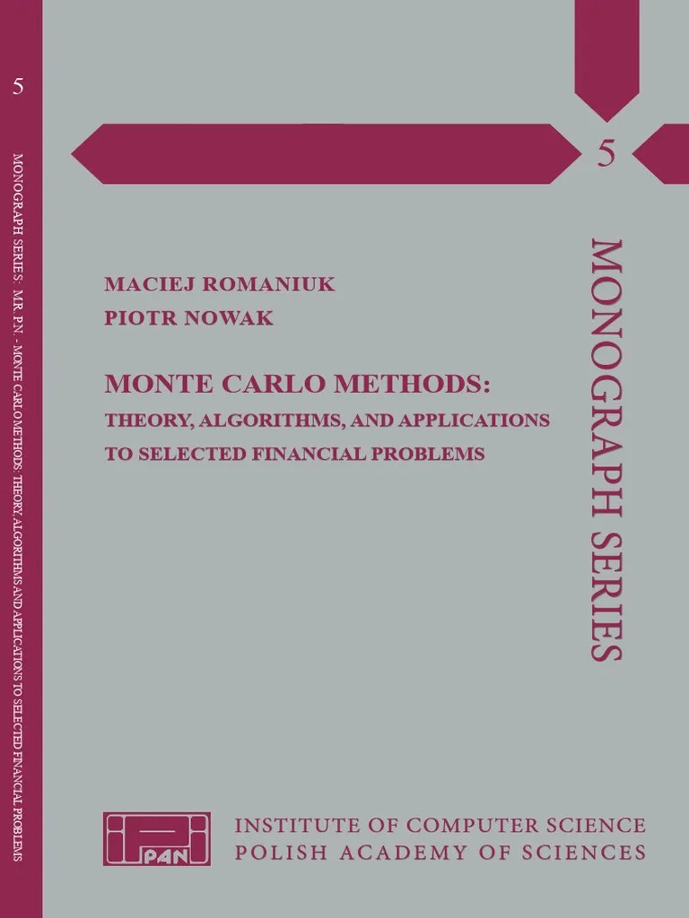 Monte Carlo Methods PDF Randomness Statistical Theory