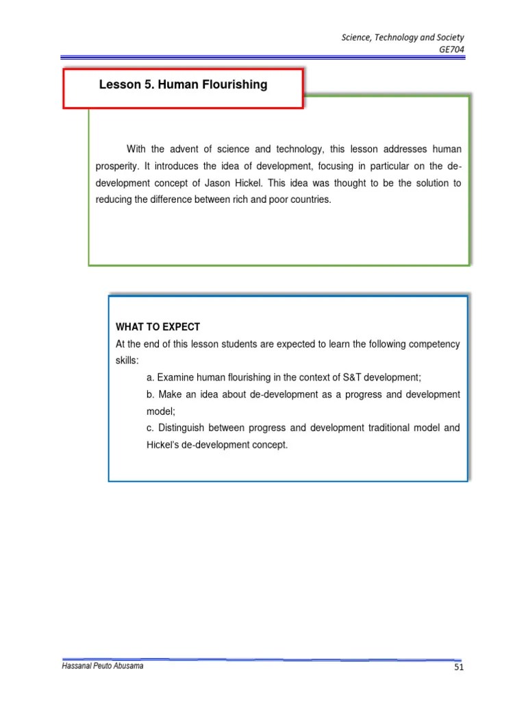 Lesson 05 Human Flourishing PDF Science Aristotle