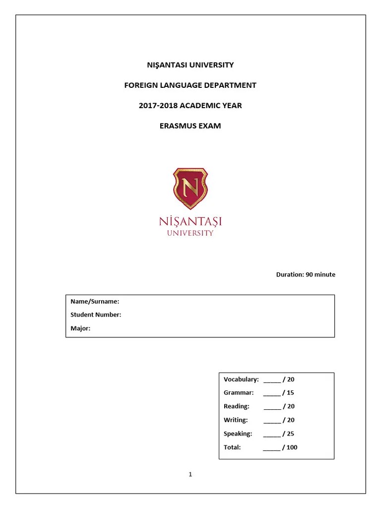 Sample Erasmus Exam PDF Coca Cola