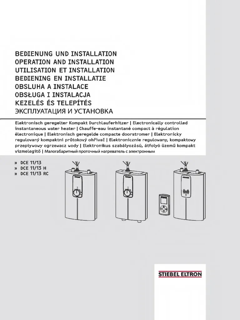 Stiebel Eltron 230770 Montageanleitung | PDF
