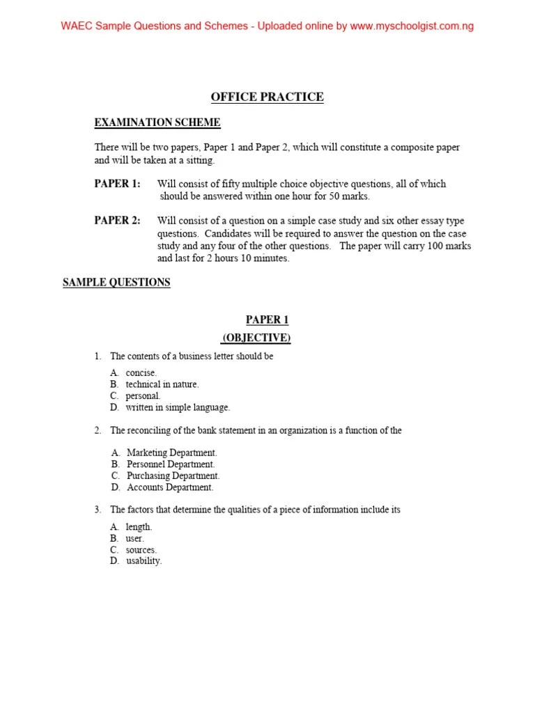 Office Practice PDF Mail Communication