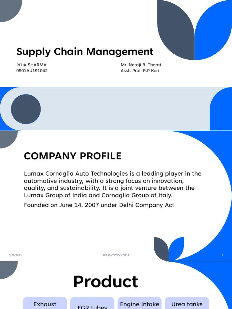 Internship PP 2023 PDF Logistics Supply Chain