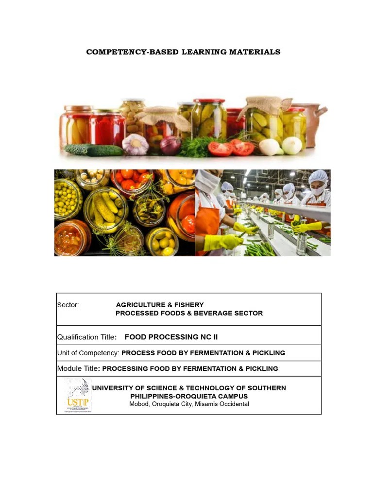 CBLM in Food Processing UC II Docx 2 PDF