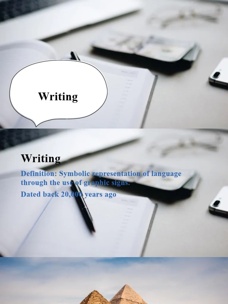 The Origin of Writing PDF