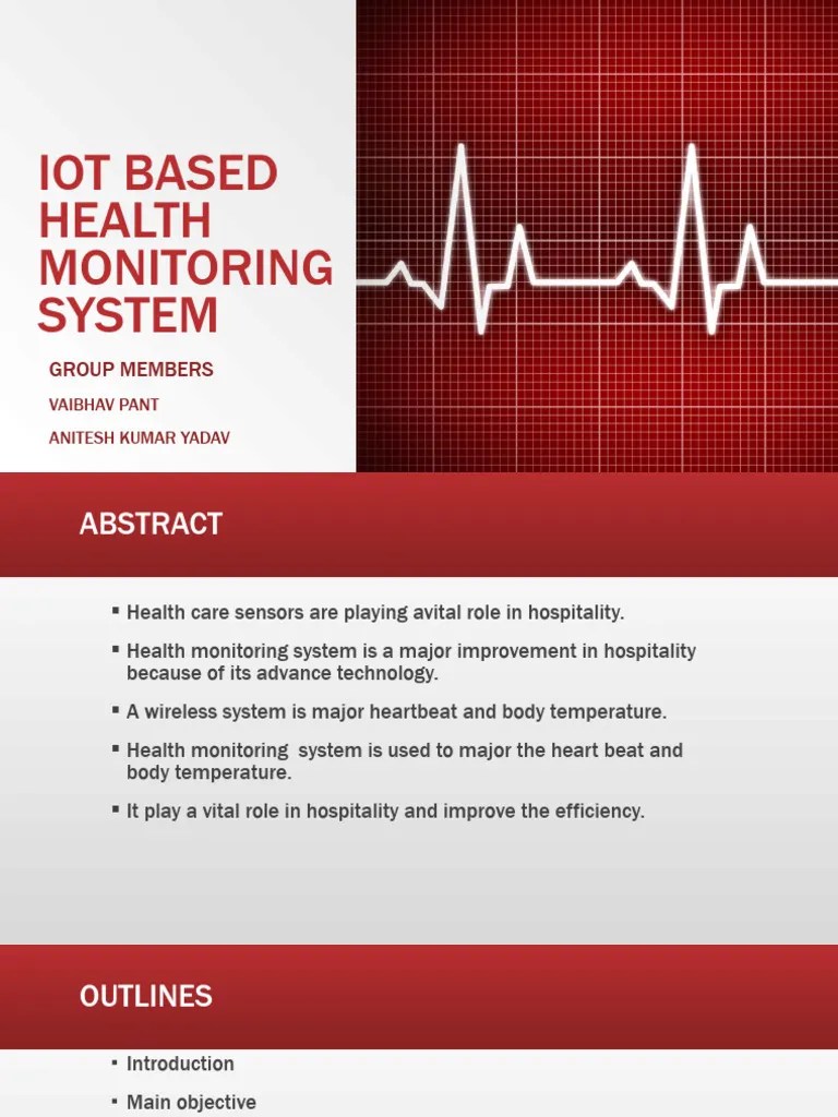 Iot Based Health Monitoring System PDF