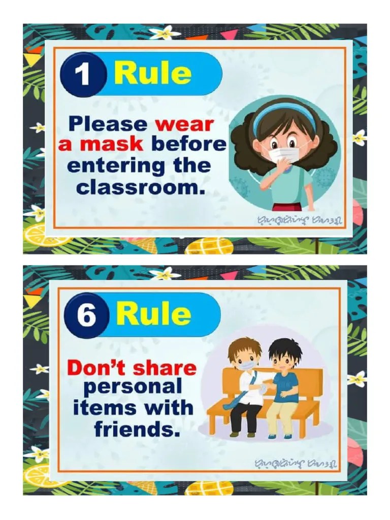 classroom rules new normal PDF
