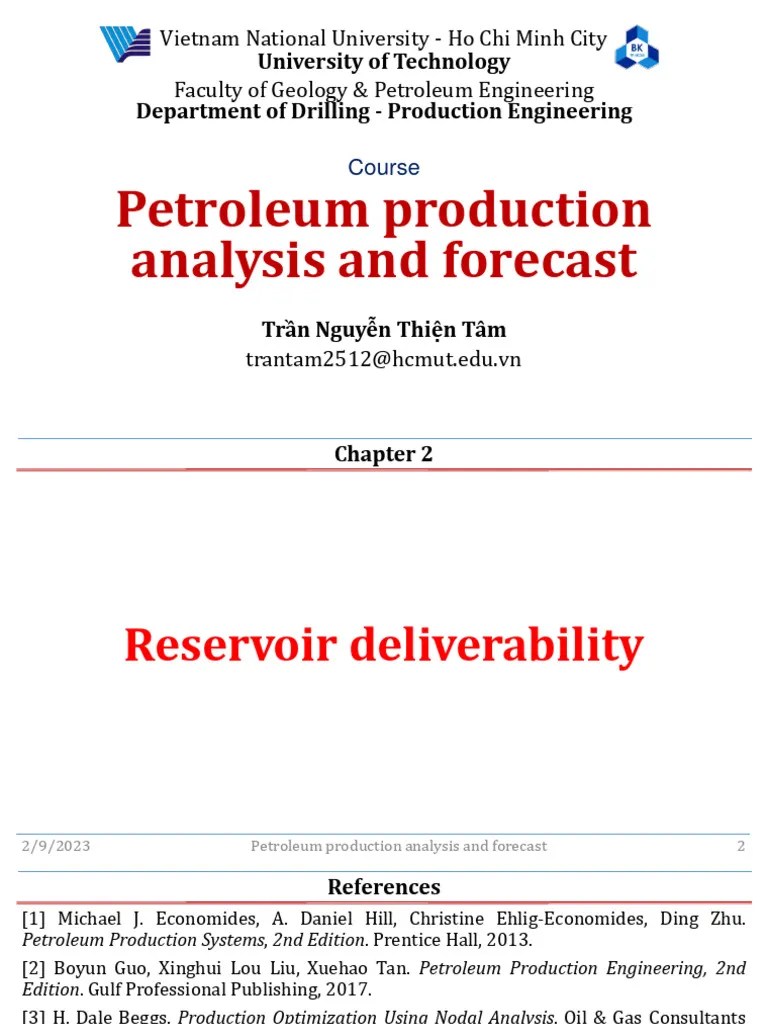 Chapter 2 Reservoir Deliverability PDF Petroleum Reservoir Petroleum
