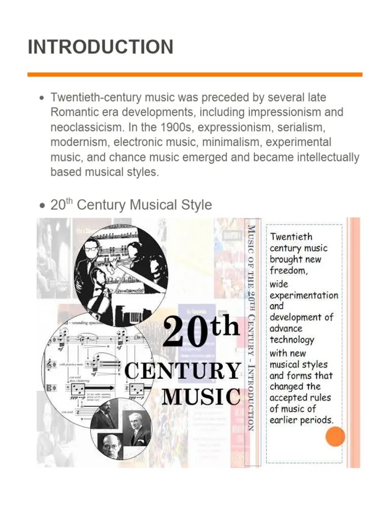 20 Century Musical Style PDF Impressionism Expressionism